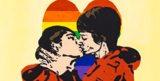 TVBOY - Love has no Boundaries (detail) , in Madrid, Mixed Media on Canvas, Unique Work, 80x100 cm