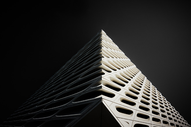 ©Jet Long (USA) - Title of the image: The Broad. Title of the series: Contemporary Buildings in An Artistic Form. Merit Award Gallery AAP Magazine #47: Shadows