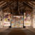 Marzia Migliora, Lotta per l’esistenza, 2025. Dettaglio, installazione ambientale, cartapesta dipinta a mano, carta intelaiata, dimensioni variabili. Foto di Giacomo Bianchi. Courtesy: dell’artista; Arte Sella; Galleria Lia Rumma, Milano / Napoli