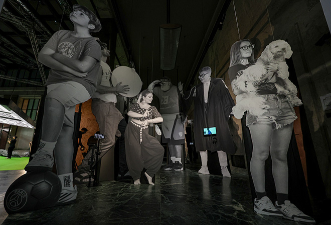 JR - CHI SEI, NAPOLI?, installation view, Gallerie d'Italia, Napoli. Photo credit: Salvatore Laporta JR - CHI SEI, NAPOLI?, installation view, Gallerie d'Italia, Napoli. Photo credit: Salvatore Laporta