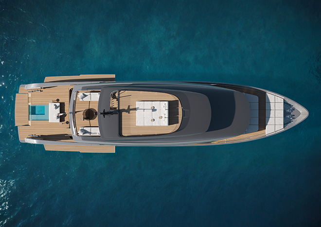 Sanlorenzo presenta SX120 - Exterior Sanlorenzo presenta SX120: una nuova icona di Libertà