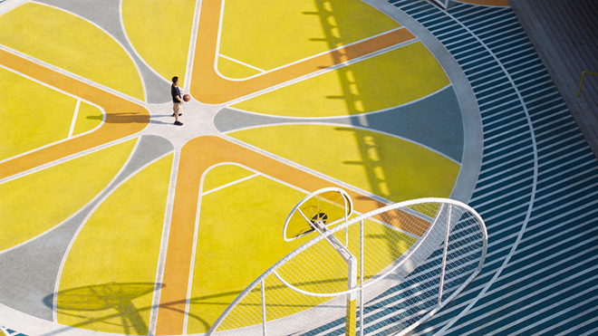 HID Landscape Architecture - JU•Basketball Park, Yichang (Cina). Photo credit: HID