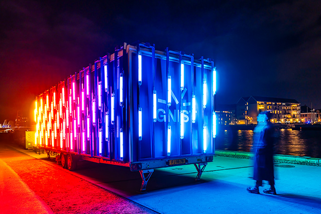 Sparks Will Fly, Copenhagen Light Festival 2025. Photo Credit: COPENHAGEN LIGHT FESTIVAL, Christoffer Askman/vnr.TV. Sparks Will Fly, Copenhagen Light Festival 2025. Photo Credit: COPENHAGEN LIGHT FESTIVAL, Christoffer Askman/vnr.TV.