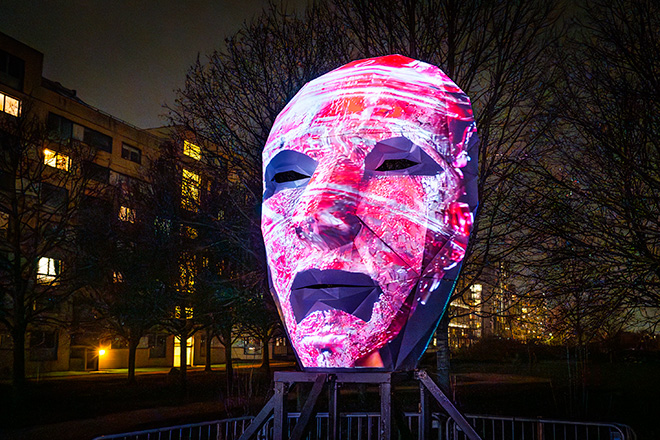 Facelessmen, Copenhagen Light Festival 2025. Photo Credit: COPENHAGEN LIGHT FESTIVAL, Christoffer Askman/vnr.TV.Facelessmen, Copenhagen Light Festival 2025. Photo Credit: COPENHAGEN LIGHT FESTIVAL, Christoffer Askman/vnr.TV.Sirius, Copenhagen Light Festival 2025. Photo Credit: COPENHAGEN LIGHT FESTIVAL, Christoffer Askman/vnr.TV.