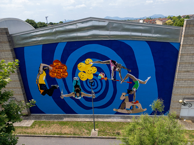 Any About New York - Palestra Comunale Salboro, Padova, Super Walls, 2025. Photo credit: Mirco Levorato