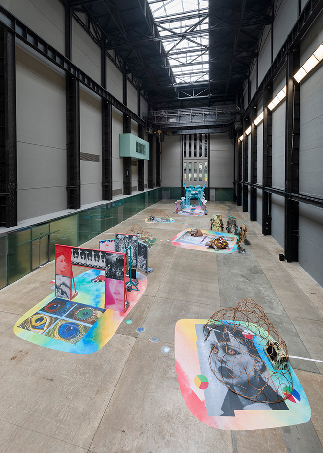 Installation Photography of UNIQLO Tate Play: Monster Chetwynd: Thunder, Crackle and Magic, at Tate Modern 2025 © Tate Photography (Lucy Dawkins). Installation Photography of UNIQLO Tate Play: Monster Chetwynd: Thunder, Crackle and Magic, at Tate Modern 2025 © Tate Photography (Lucy Dawkins).