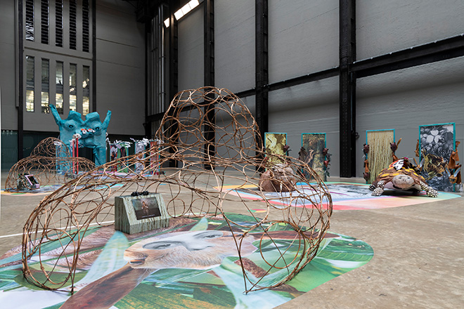 Installation Photography of UNIQLO Tate Play: Monster Chetwynd: Thunder, Crackle and Magic, at Tate Modern 2025 © Tate Photography (Lucy Dawkins). Installation Photography of UNIQLO Tate Play: Monster Chetwynd: Thunder, Crackle and Magic, at Tate Modern 2025 © Tate Photography (Lucy Dawkins).