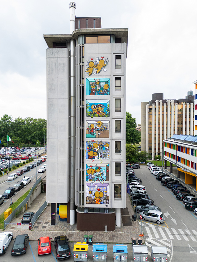 Jace - INPS, Padova, Super Walls, 2025. Photo credit: Mirco Levorato