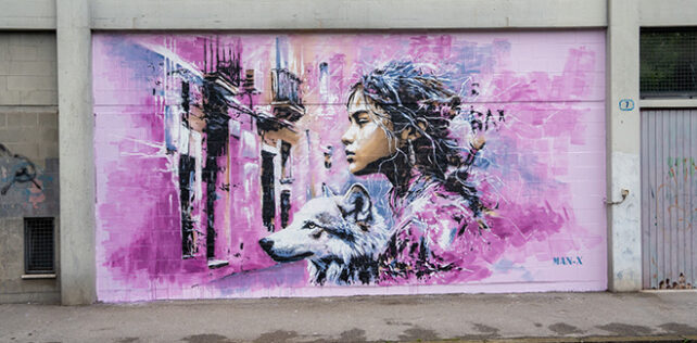 Man X - Palantenore Padova, Super Walls, 2025. Photo credit: Mirco Levorato Super Walls 2025 – Padova: Biennale di Street Art