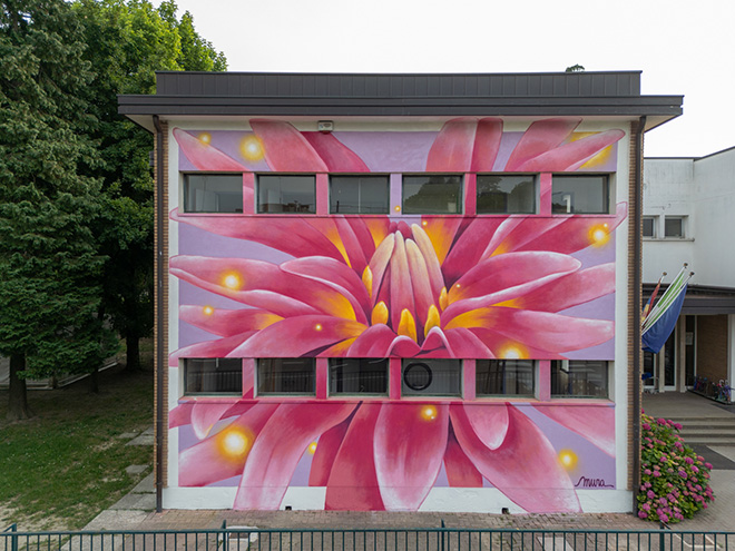 Mura Scuola Primaria Mazzini - Padova Super Walls, 2025. Photo credit: Mirco Levorato