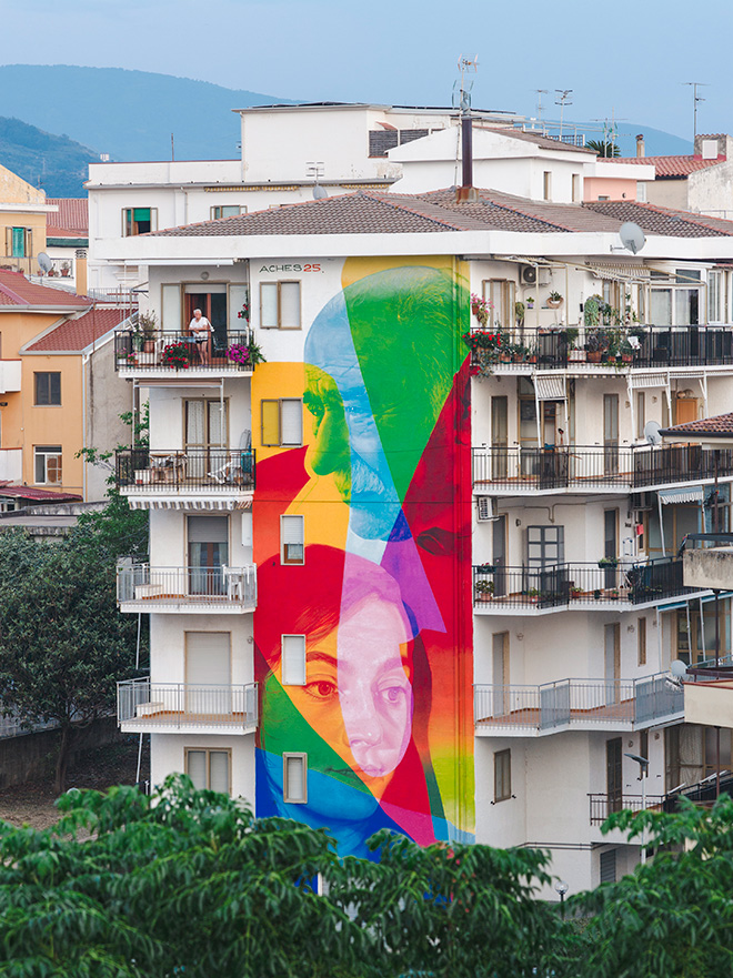 Aches - Murale per FAC - Festival delle Arti e delle Culture, Diamante Aches - Murale per FAC - Festival delle Arti e delle Culture, Diamante