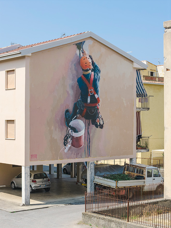 Edoardo Ettore - Murale per FAC - Festival delle Arti e delle Culture, Diamante Edoardo Ettore - Murale per FAC - Festival delle Arti e delle Culture, Diamante