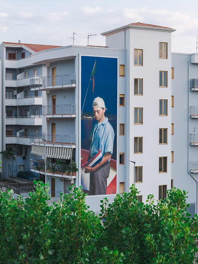 Slim safont - Murale per FAC - Festival delle Arti e delle Culture, Diamante Slim safont - Murale per FAC - Festival delle Arti e delle Culture, Diamante