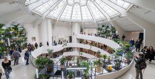 Installation view, Rashid Johnson: A Poem for Deep Thinkers, April 18, 2025–January 18, 2026, Solomon. Guggenheim Museum, New York. Photo: David Heald © Solomon R. Guggenheim Foundation, New York