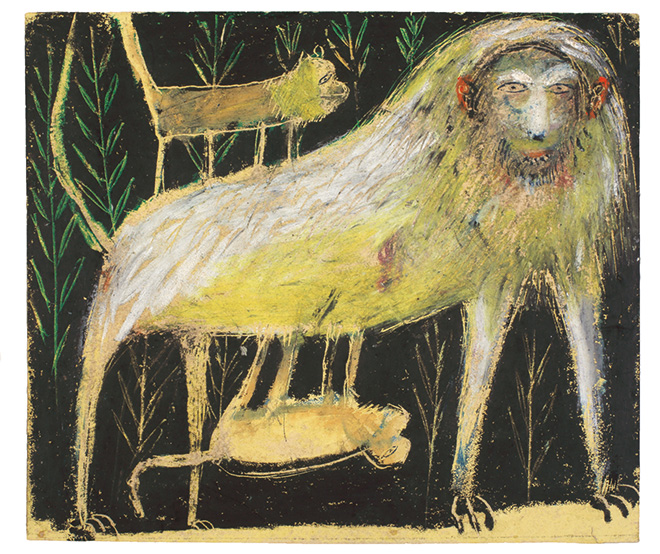 SLAVKO KOPAČ - Motherhood, 1949, Pastel on paper, 22,5x26,5 cm SLAVKO KOPAČ - Motherhood, 1949, Pastel on paper, 22,5x26,5 cm