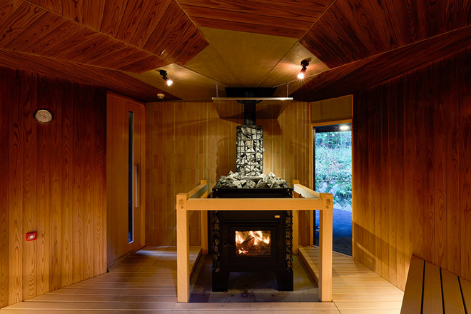 Amane Architecture - OND SAUNA. Photo credit: Akinobu Kawabe (helico)