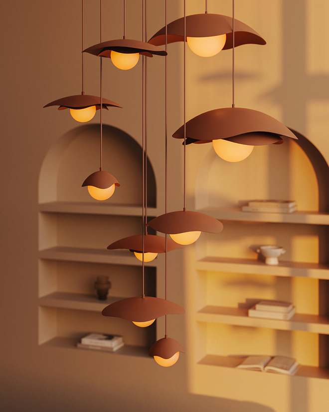 Pivoine Composition. Photo credit: Luminaire Authentik Pivoine Composition. Photo credit: Luminaire Authentik