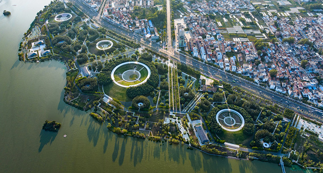 Turenscape – Sponge Synergy: The Huaiyang Fuxi Cultural Park, Henan, China