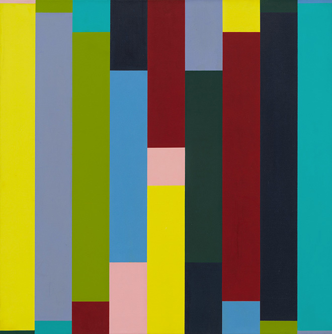 Richard Paul Lohse - Symmetrische Gruppen mit gleicher Farbzahl, 1955/61/3. Olio su tela. Richard Paul Lohse-Stiftung. Stefan Altenburger Photography Zürich. © Richard Paul Lohse-Stiftung / 2025, ProLitteris, Zürich Richard Paul Lohse - Symmetrische Gruppen mit gleicher Farbzahl, 1955/61/3. Olio su tela. Richard Paul Lohse-Stiftung. Stefan Altenburger Photography Zürich. © Richard Paul Lohse-Stiftung / 2025, ProLitteris, Zürich