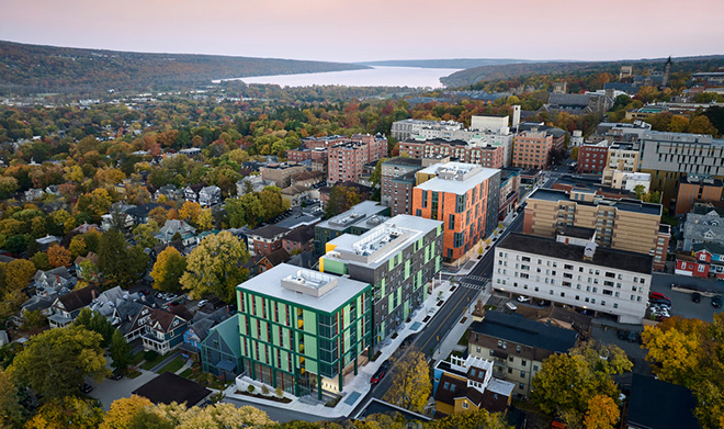 ikon.5 architects – “Catherine Commons”, Ithaca, New York