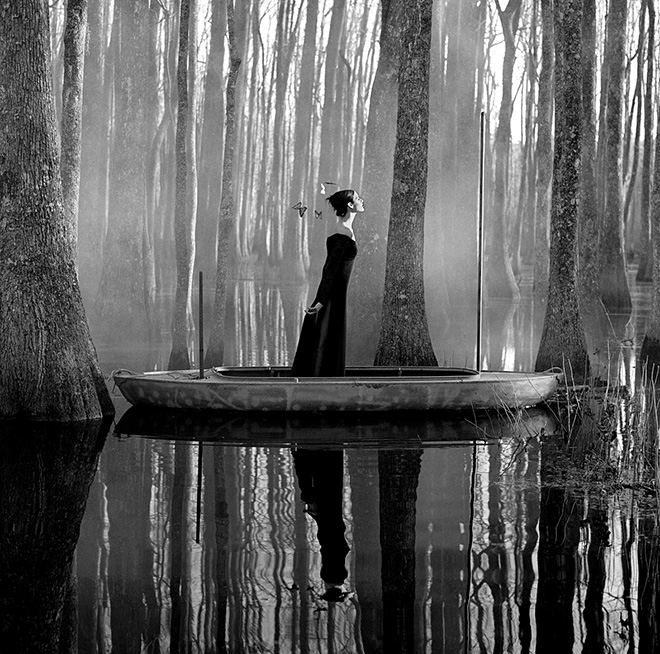 Danielle in Boat, Beaufort, South Carolina, 1996 ©Rodney Smith