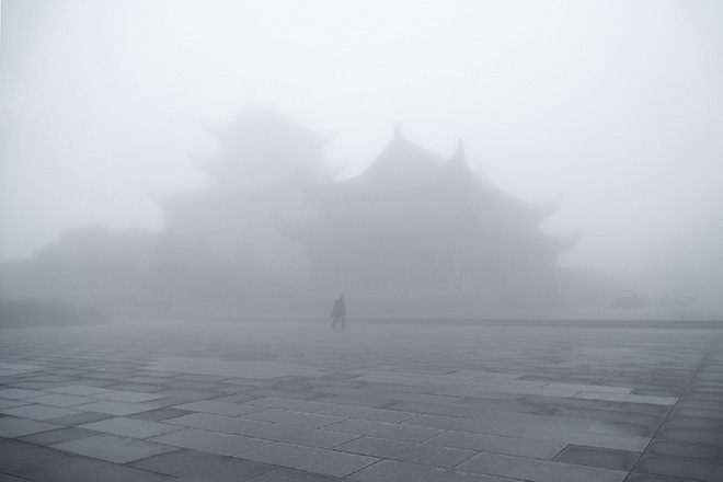 ©Jingyi Zhang (China), Courtesy All About Photo - Emei Mountain. Series Title: Vacuum World. 3rd Place Winner AAP Magazine 50 Shapes
