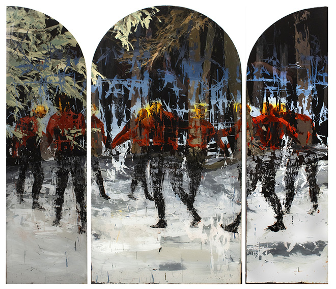Gonzalo Borondo – “Porta l’acqua un fuoco fermo”