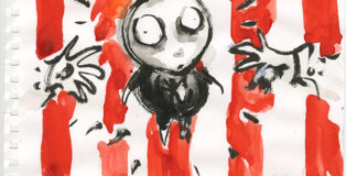 Untitled (Penguin Boy) © Tim Burton