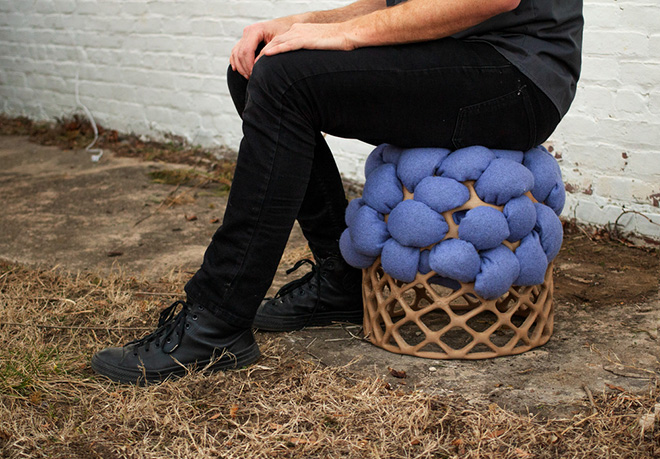 Common Object Studio - Nodo Seat. Photo credit: Justin Beitzel