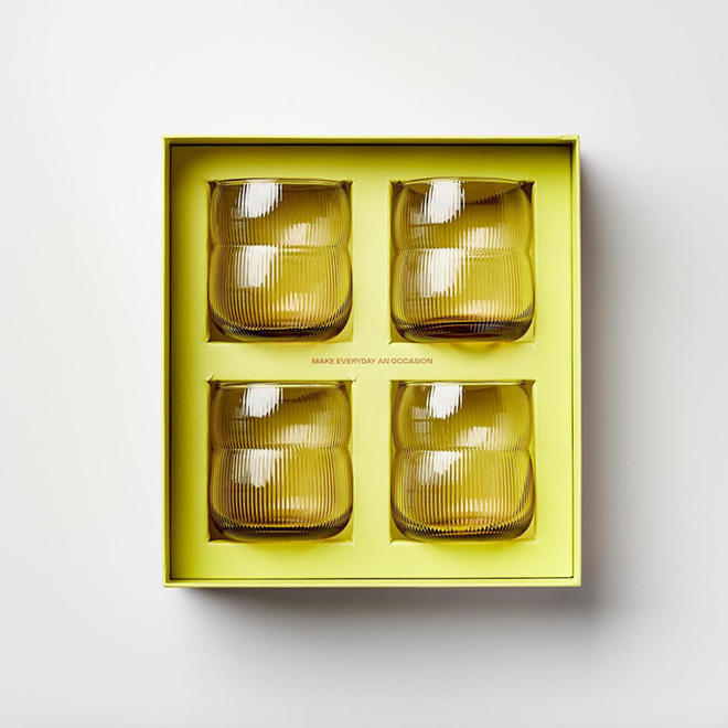 Common Object Studio - Mannerist Glass in Open Box. Photo credit: Pete McDaniel