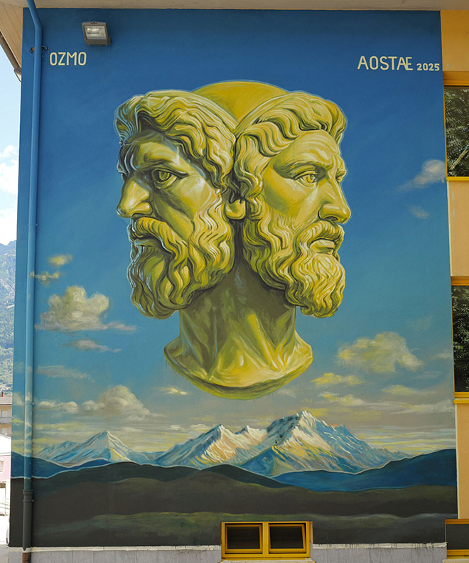 OZMO, Giano Bifronte ss26, 2025. Foto di André Lucat