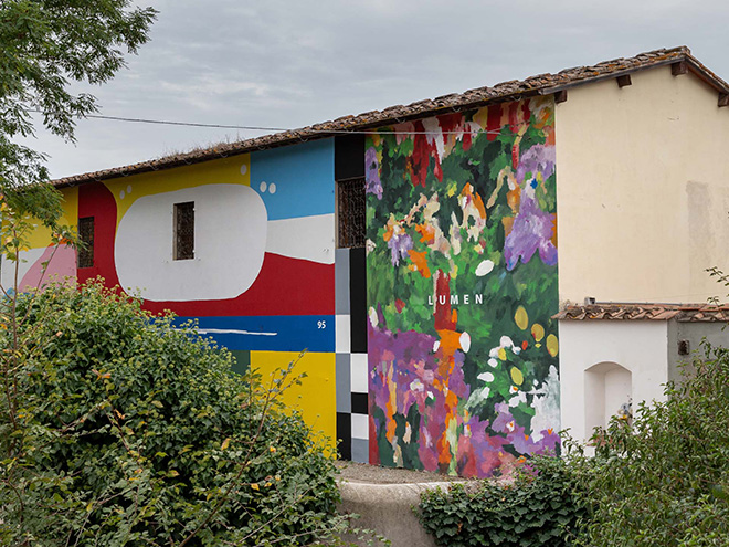 Giulio Vesprini - LUMEN URBAN POSTCARDS G0095, Firenze. Murale a cura di Street Levels Gallery