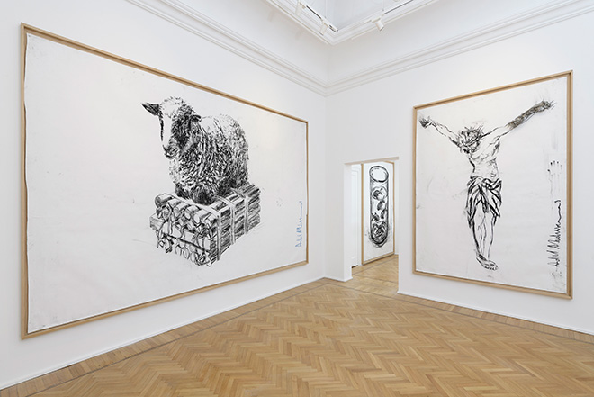 Primavera Romana, vedute della mostra, Galleria Continua, Roma. Foto: Giorgio Benni Primavera Romana, vedute della mostra, Galleria Continua, Roma. Foto: Giorgio Benni