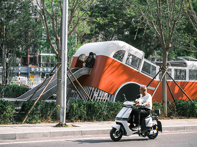 XISUI DESIGN – “Old Beijing Bus”, Public Children’s Space, Changping