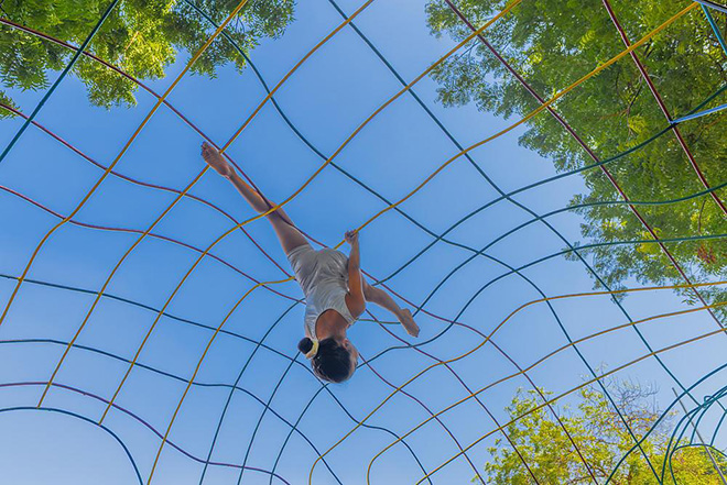 Chakrajeevan Udyan: The Circle of Life Park. Saptrangi Gufa( Rainbow reimagined dome). Photo credit: Notebook productions Sarthak