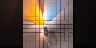 MOOD luminaire by Vaida Atkočaitytė‑Dališanskienė - A warm colour composition. Photo credit: Vaidotas Darulis