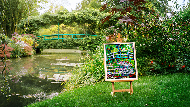 LEGO® Art Claude Monet – “Ponte su uno stagno di ninfee”