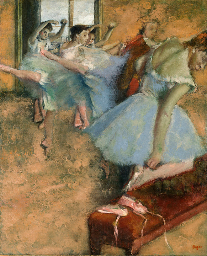 Edgar Degas - Classe de ballet, 1880 ca. collezione privata. Photo credit: Dominic Büttner