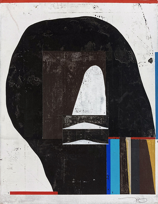 108 - Genii Cucullati, cm. 40x30, mix media, 2026