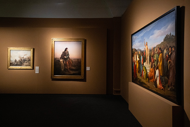 I Macchiaioli - Installation view, Palazzo Reale, Milano. Photo credit: ©julehering