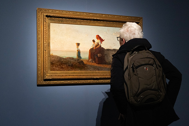 I Macchiaioli - Installation view, Palazzo Reale, Milano. Photo credit: ©julehering