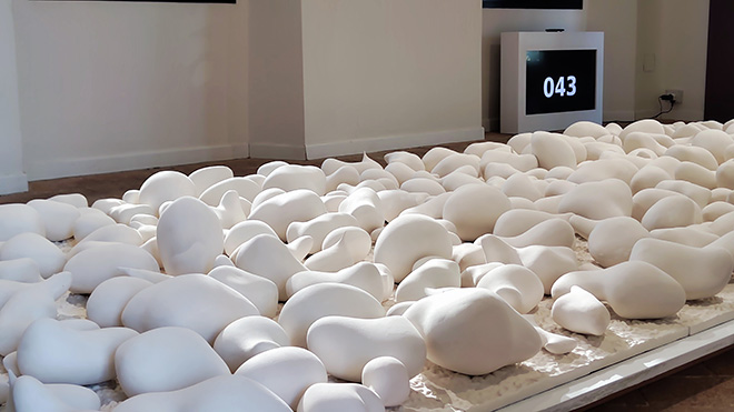Itamar Gilboa - World of Plenty, installation view, MIC Faenza Itamar Gilboa - World of Plenty, installation view, MIC Faenza