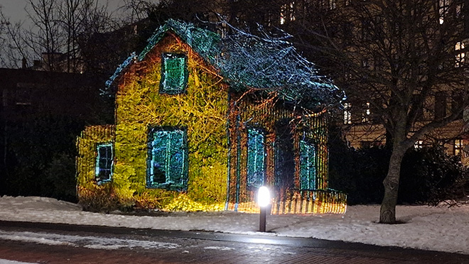Fading, Copenhagen Light Festival 2026, installation view - Photo credit: Daniela Stoian, courtesy: Copenhagen Light Festival Fading, Copenhagen Light Festival 2026, installation view - Photo credit: Daniela Stoian, courtesy: Copenhagen Light Festival