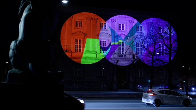 Samlinger, Copenhagen Light Festival 2026, installation view - Photo courtesy: Copenhagen Light Festival Samlinger, Copenhagen Light Festival 2026, installation view - Photo courtesy: Copenhagen Light Festival