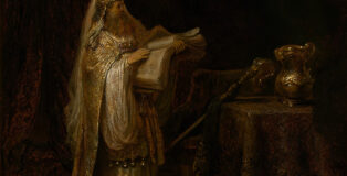 Rembrandt van Rijn, Vision of Zacharias in the Temple, 1633. On loan from a private collection. Photo: Rene Gerritsen
