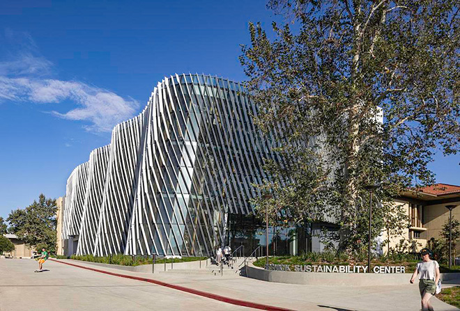 California Institute of Technology Resnick Sustainability Center, designed by the Yazdani Studio of CannonDesign. Photo credit: Michael Moran California Institute of Technology Resnick Sustainability Center, designed by the Yazdani Studio of CannonDesign. Photo credit: Michael Moran
