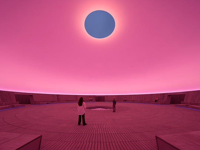 James Turrell - As Seen Below, 2026, Sunrise. Photo: Florian Holzherr, © ARoS 2026