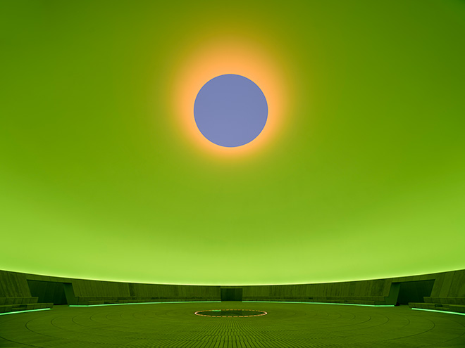 James Turrell - As Seen Below, 2026, Sunset. Photo: Florian Holzherr, © ARoS 2026