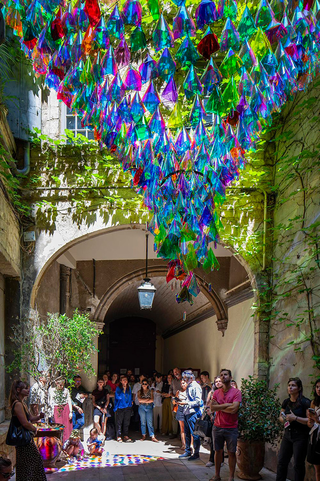 Festival des Architectures Vives (FAV) 2026, Montpellier.  Panache de lumière : Ateliers A+. Photo credit: photoarchitecture.com