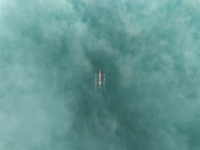 Gliding through Serenity by Azim Khan Ronnie, Bangladesh / The 2nd International Aerial Photographer of the Year. 1st Place 2026 International Aerial Photographer of the Year